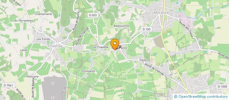 localisation de l'entreprise MELTING POTES CAFE ASSOCIATIF  MORANCE