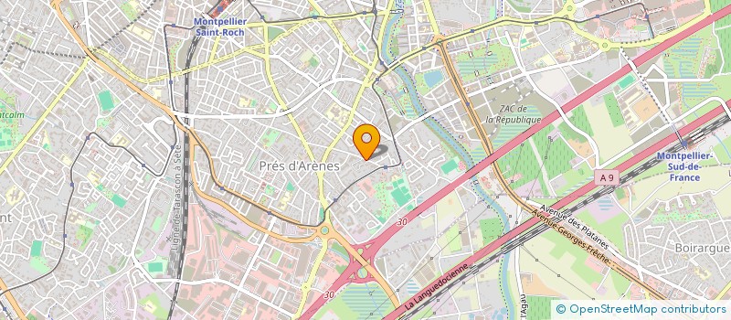 localisation de l'entreprise MELTING POTES SPORT & EVENTS à MONTPELLIER