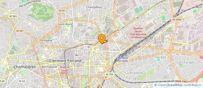 localisation de l'entreprise MELTING SOUND RECORD  CLERMONT-FERRAND