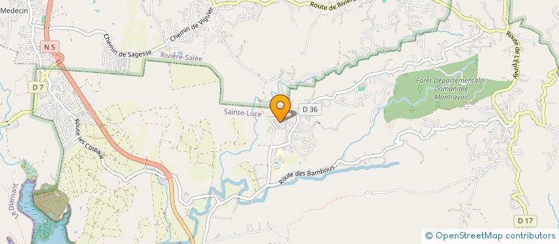 localisation de l'entreprise MELTING SPORTS 972  SAINTE-LUCE