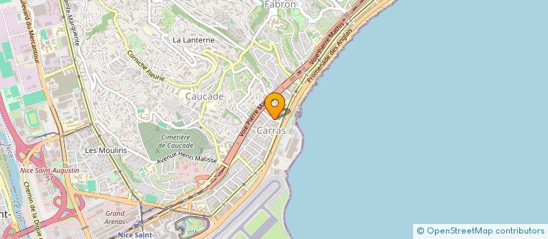 localisation de l'entreprise MELTINGARTS  NICE