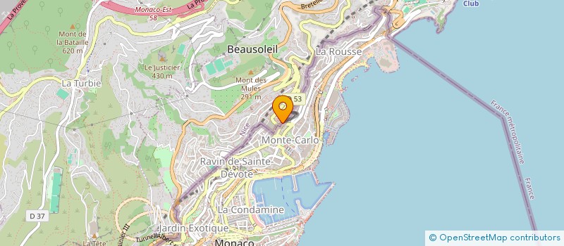 localisation de l'entreprise MELTY INVEST  BEAUSOLEIL