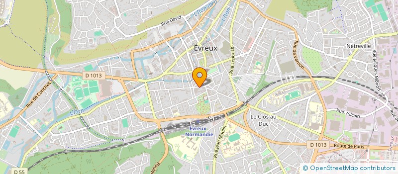 localisation de l'entreprise MELUCINE  EVREUX