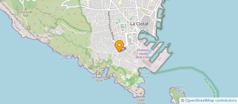 localisation de l'entreprise MELUD  LA CIOTAT