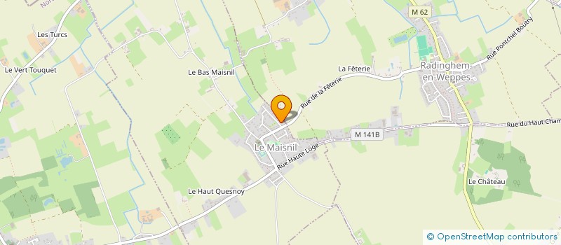 localisation de l'entreprise MELUMAR INVEST à LE MAISNIL