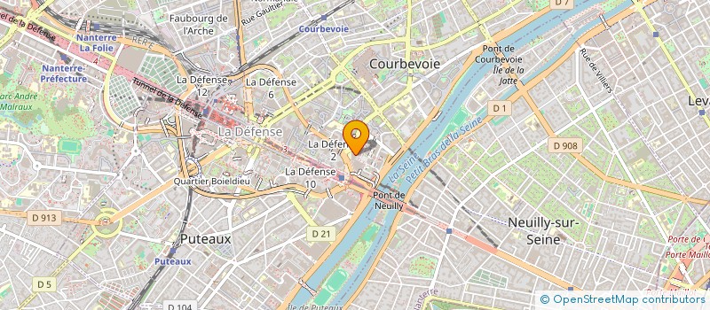 localisation de l'entreprise MELUN COTY PATTON  COURBEVOIE