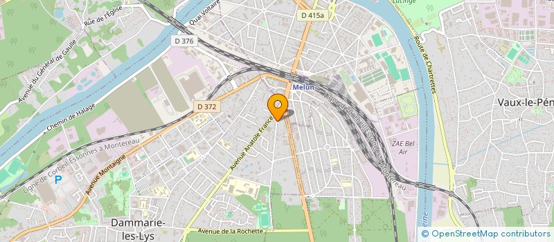 localisation de l'entreprise MELUN-LOCATION à DAMMARIE-LES-LYS
