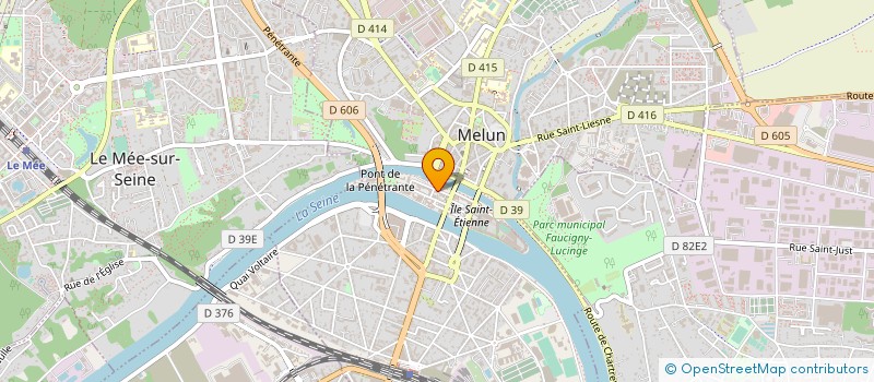 localisation de l'entreprise MELUN MEDICAL SA à MELUN