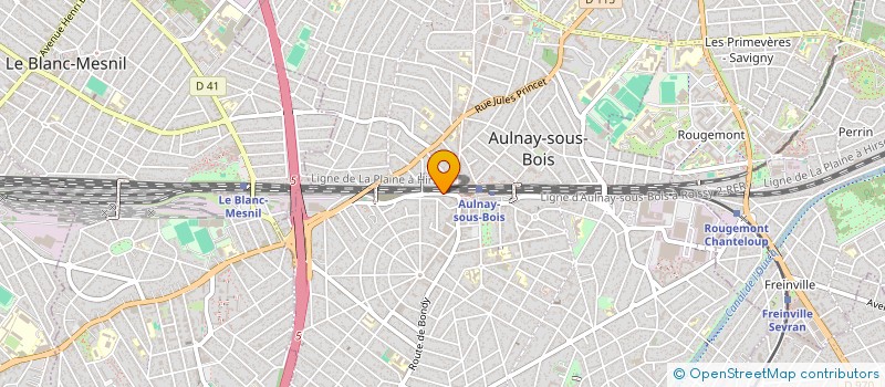 localisation de l'entreprise MELUN NET. COM à AULNAY-SOUS-BOIS