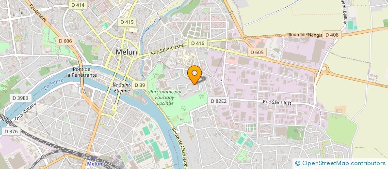localisation de l'entreprise MELUN PENTHALON MODERNE à VAUX-LE-PENIL