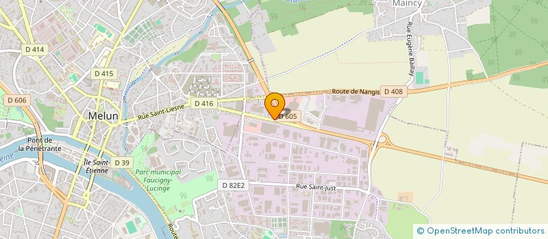 localisation de l'entreprise MELUN POIDS LOURDS à VAUX-LE-PENIL