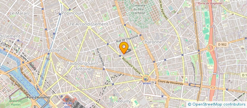 localisation de l'entreprise MELUSINE à PARIS