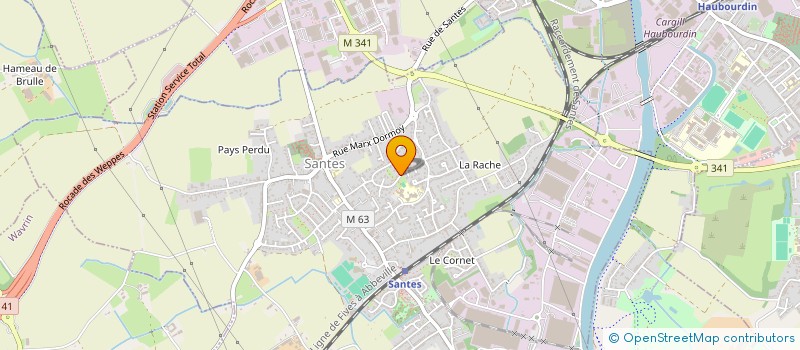 localisation de l'entreprise MELUSINE  SANTES