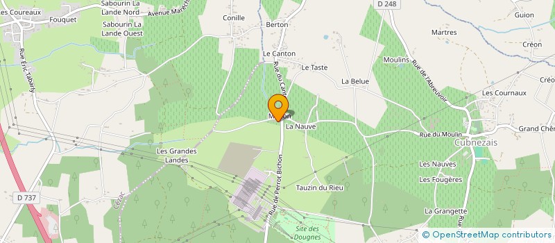 localisation de l'entreprise MELUSINE  VIRSAC