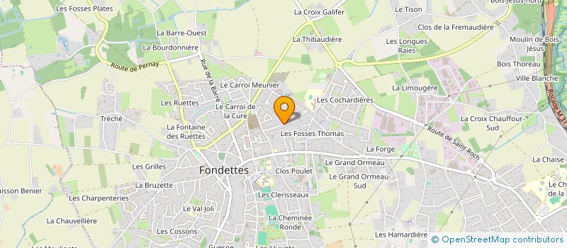 localisation de l'entreprise MELUSINE à FONDETTES