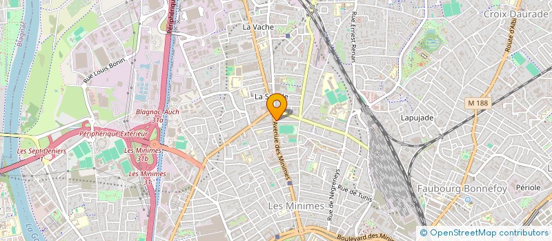 localisation de l'entreprise MELUSINE  TOULOUSE