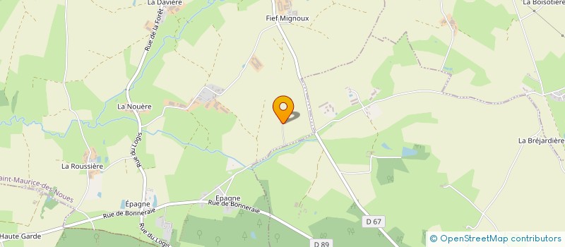 localisation de l'entreprise MELUSINE 85  SAINT-MAURICE-DES-NOUES