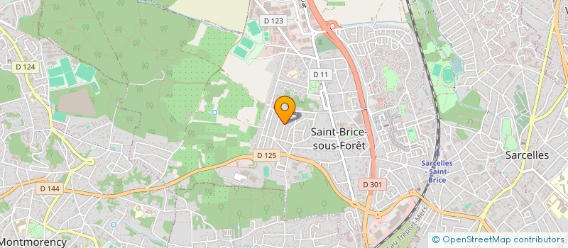 localisation de l'entreprise MELUSINE à SAINT-BRICE-SOUS-FORET