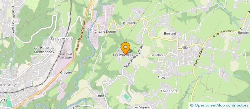 localisation de l'entreprise MELUSINE PRODUCTION (M)  VILLAZ