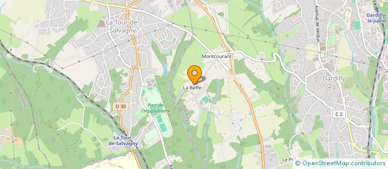 localisation de l'entreprise MELUSINS  DARDILLY