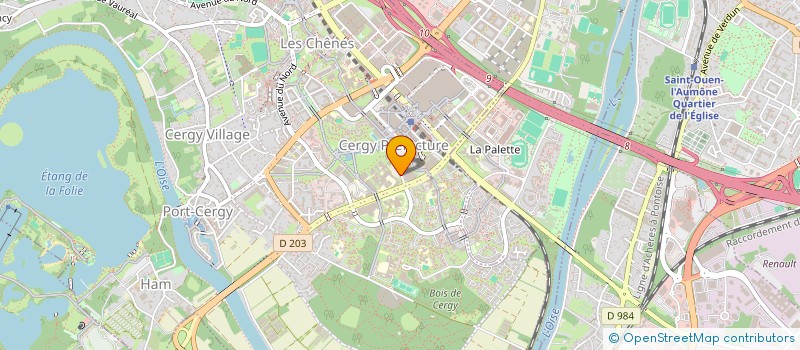 localisation de l'entreprise MELUSYN  CERGY