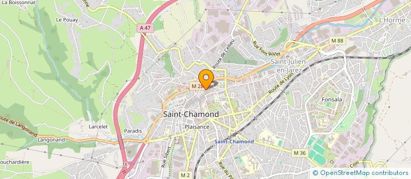 localisation de l'entreprise MELUZINE LA FABRIQUE A REVES à SAINT-CHAMOND