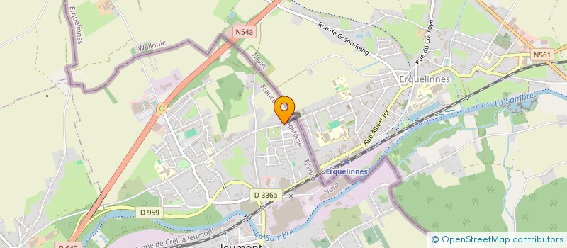 localisation de l'entreprise MELV'INVEST  JEUMONT