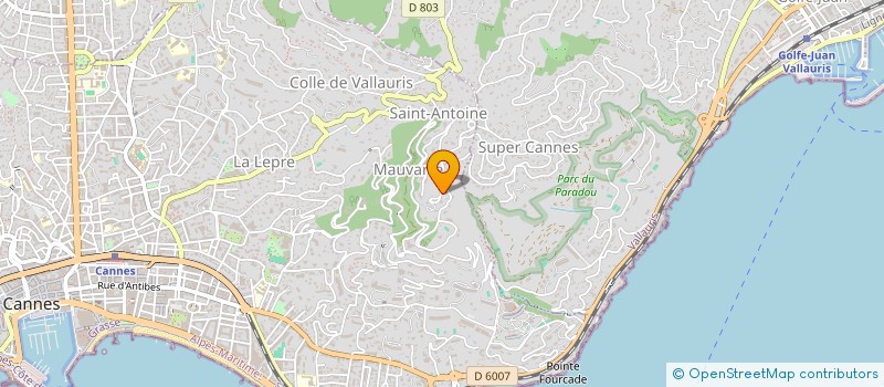 localisation de l'entreprise MELVILLE MONTGOMERY  CANNES