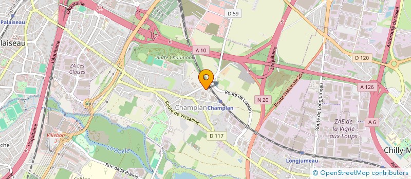 localisation de l'entreprise MELVIN  CHAMPLAN