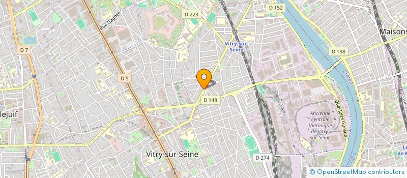 localisation de l'entreprise MELVITED à VITRY-SUR-SEINE