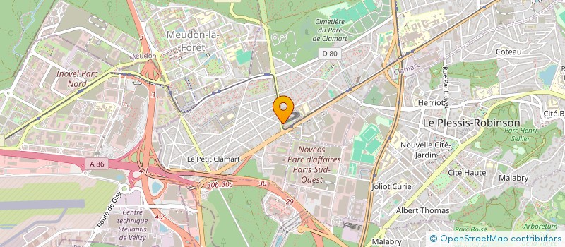localisation de l'entreprise MELWANN  CLAMART