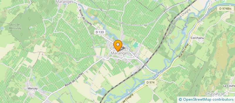 localisation de l'entreprise MELY  CHEILLY-LES-MARANGES