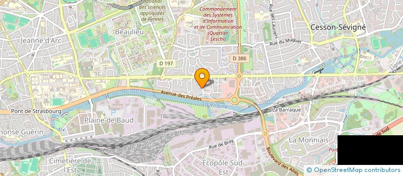 localisation de l'entreprise MELY  CESSON-SEVIGNE