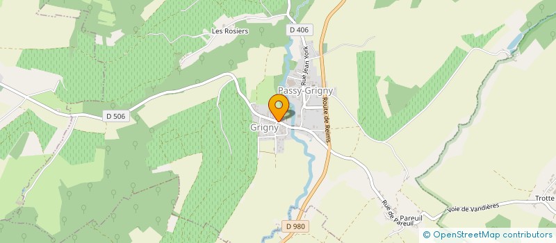 localisation de l'entreprise MELY  PASSY-GRIGNY