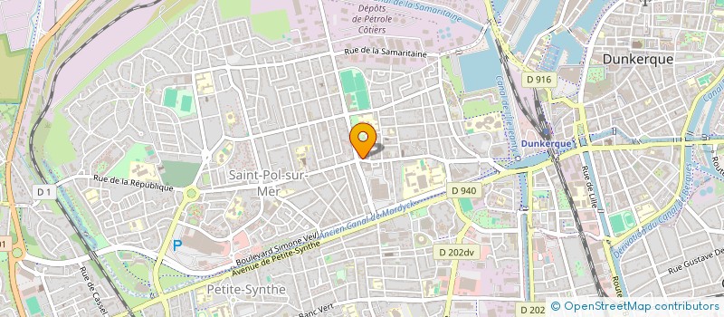 localisation de l'entreprise MELY  DUNKERQUE