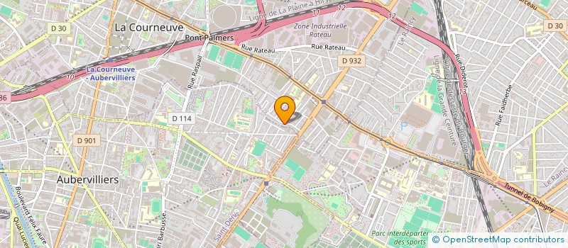 localisation de l'entreprise MELY ET DULCY à LA COURNEUVE