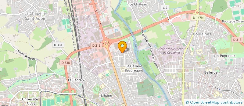 localisation de l'entreprise MELYA  LE MANS