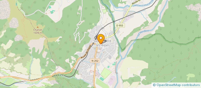 localisation de l'entreprise MELYA  SAINT-ANDRE-LES-ALPES