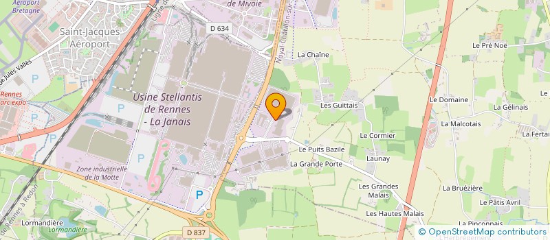 localisation de l'entreprise MELYABIO 2025  NOYAL-CHATILLON-SUR-SEICHE