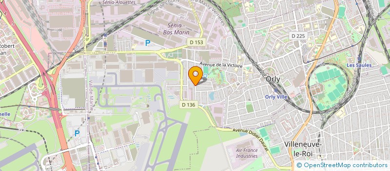 localisation de l'entreprise MELYBICS  ORLY