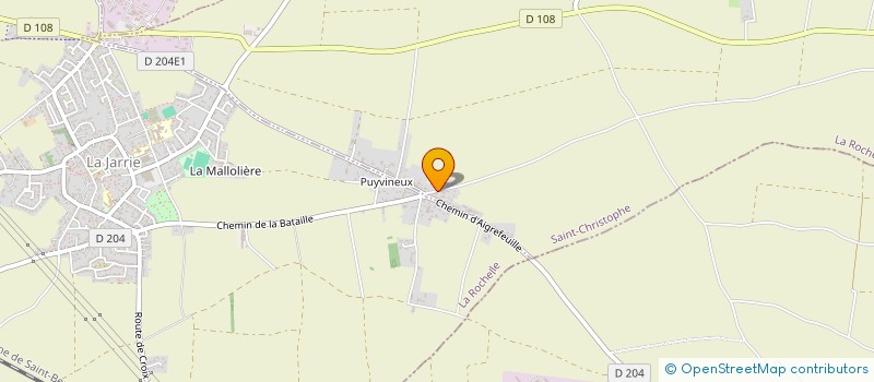 localisation de l'entreprise MELYCA  SAINT-CHRISTOPHE