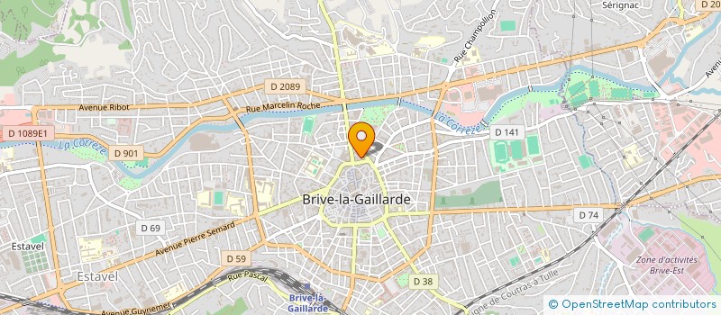 localisation de l'entreprise MELYGRAVESJEUX  BRIVE-LA-GAILLARDE