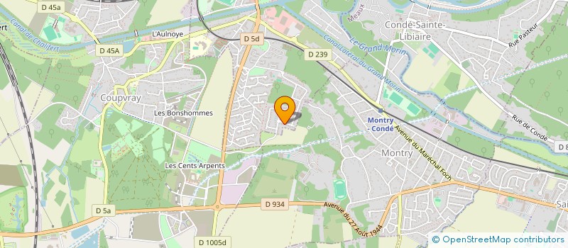 localisation de l'entreprise MELYMELO IMMO à ESBLY