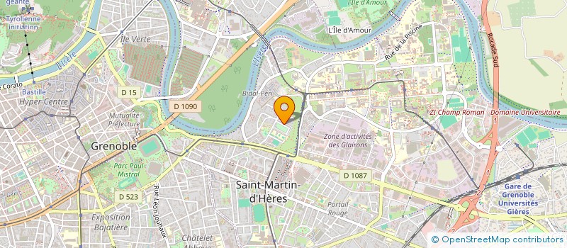 localisation de l'entreprise MELYNDA  SAINT-MARTIN-D'HERES