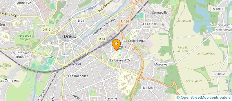 localisation de l'entreprise MELYNDA à DREUX