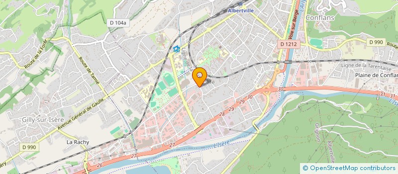 localisation de l'entreprise MELYS à GILLY-SUR-ISERE