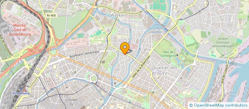 localisation de l'entreprise MELYS  STRASBOURG