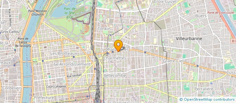 localisation de l'entreprise MELYS TOUR  VILLEURBANNE