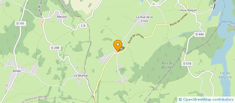 localisation de l'entreprise MELYSSA KIDS SERENITY  CHASTELLUX-SUR-CURE