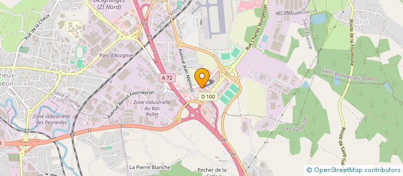 localisation de l'entreprise MELYSSE  SAINT-PRIEST-EN-JAREZ